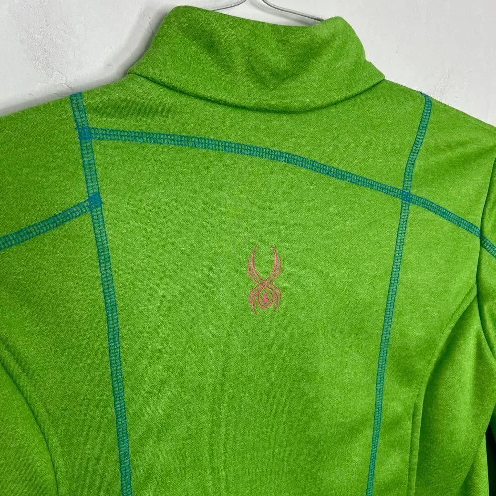 Spyder Full Zip Green Jacket Kids Size L. Girl / Boy